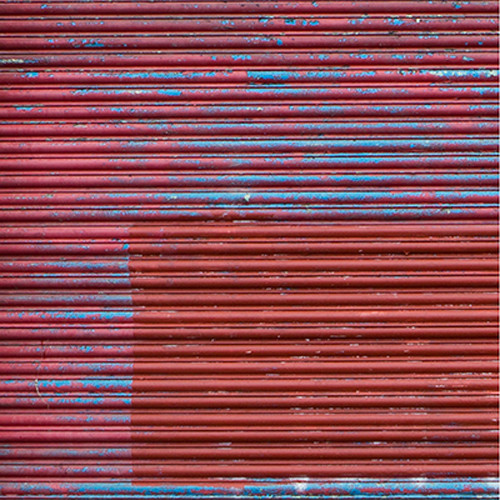 Click Props BF593 5 x 5 ft Metallic Red Shutter Photographic Background - Black
