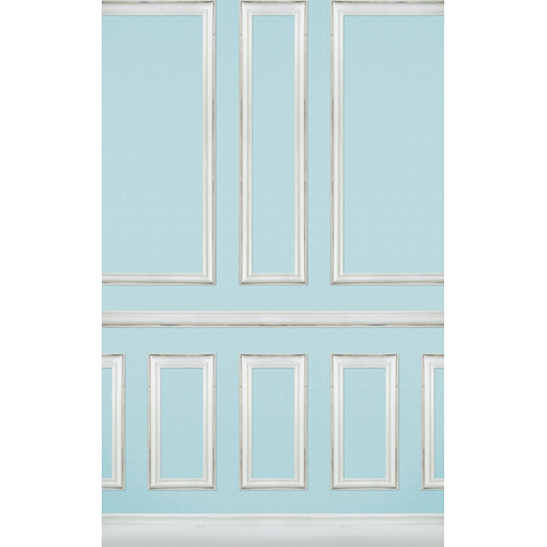Click Props Backdrops Vinyl Backdrop (Panels Blue 5 x 8')