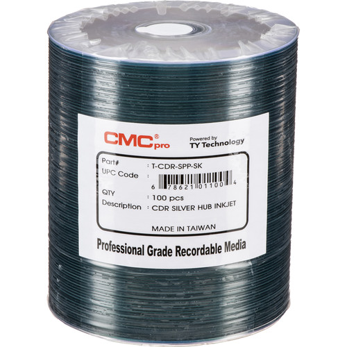 CMC Pro 700MB CD-R 48x Discs (100-Pack)