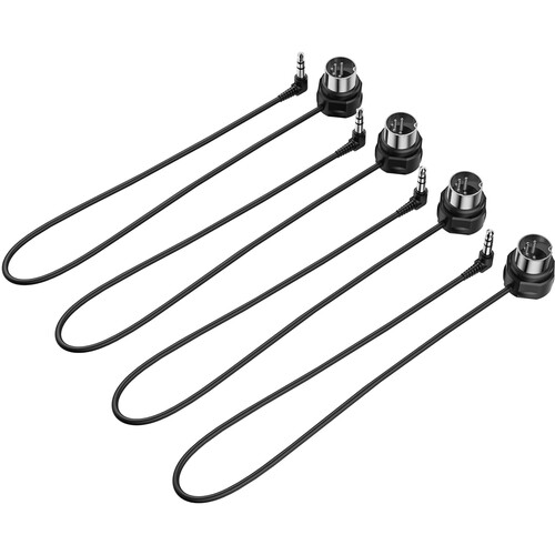 CME Low-Profile Right-Angle Type A 3.5mm TRS MIDI Cable (1' 4-Pack)