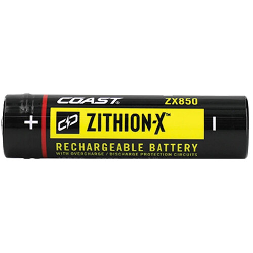 COAST ZX850 Rechargeable Ported 18650 Type C Li-Ion Battery for XP9R XPH30R and TP9R