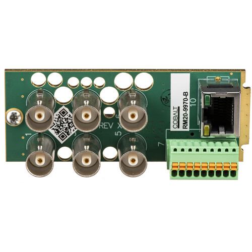 Cobalt RM20-9970-B 3G/HD/SD-SDI/CVBS OpenGear Rear I/O Module for 9970-QS