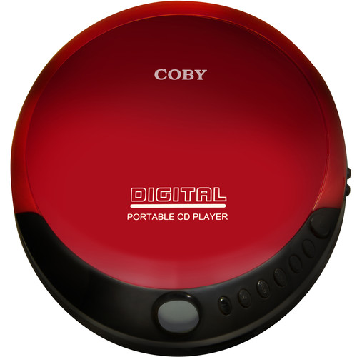 Coby Portable Compact CD Player (Red) CD190RED B&H Photo Video