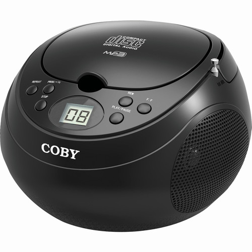 Coby MPCD-170 Portable Boombox (Black) MPCD-170-BLK B&H Photo