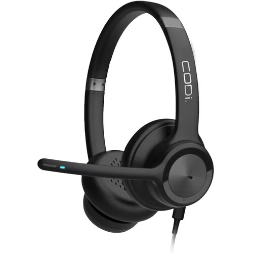 CODi A04618 Wired USB-A Stereo Headset