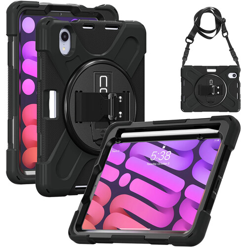 CODi Rugged Case for iPad Mini A17 Pro/Mini 6th Gen (Black)
