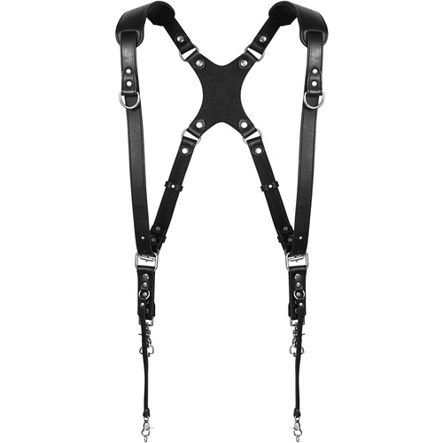 Coiro Skinny Dual Camera Harness (Black)