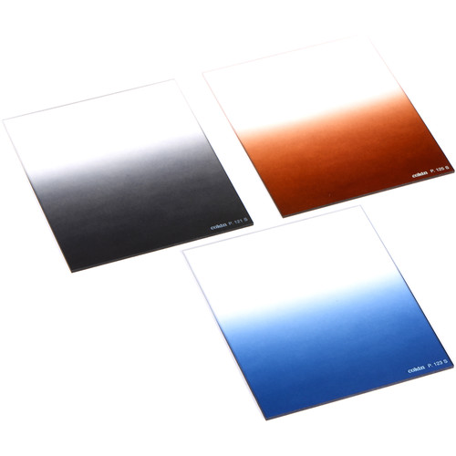 Cokin P Series Soft-Edge Graduated Neutral Density Blue and Tobacco Filter Kit
