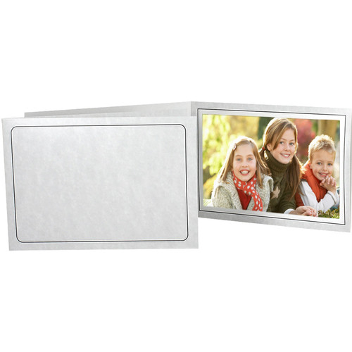 Collector's Gallery Printed Marble Tru-View Event Folders (Horizontal 7 x 5