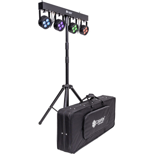 ColorKey PartyBar Mobile 100 EL Battery-Powered All-in-One Multi-Effects Lighting Package