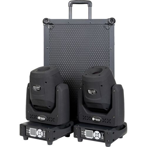 ColorKey Mover Spot 150 Bundle with Trolley (2-Pack All Black)