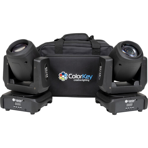 ColorKey Mover Beam 100 Bundle with Carrying Bag (2-Pack)