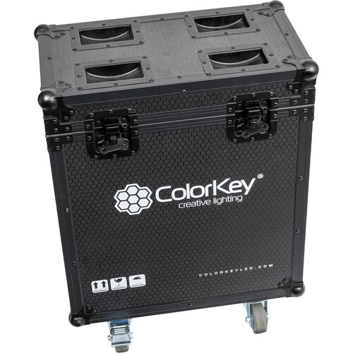 ColorKey Flight Case for Two Creator Spot 250 Light Fixtures