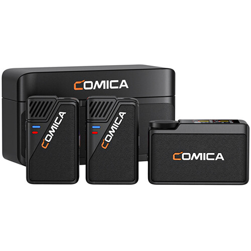 Comica Audio BooMax 2-Person Wireless Microphone System/Recorder (2.4 GHz)