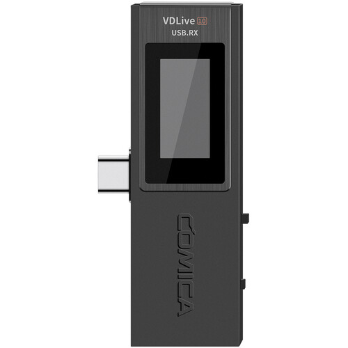 Comica Audio VDLive10 USB RX Wireless Receiver with USB-C Connector for Mobile Devices (2.4 GHz Black)