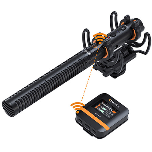 Comica Audio VM40 Wireless Shotgun Microphone System (2.4 GHz)