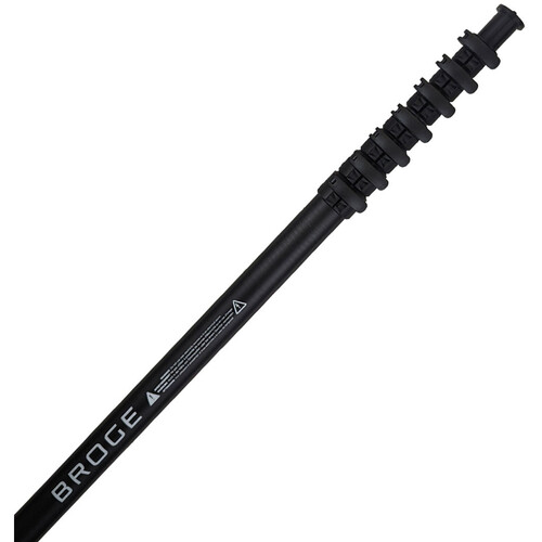 Composite Poles Broge V3 Camera Pole with Collar and Folding Footplate (5 to 33.5')