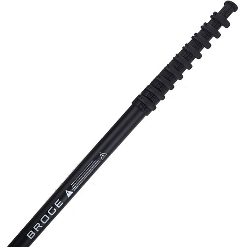 Composite Poles Broge V3 Camera Pole with Collar and Folding Footplate (5.9 to 41.3')