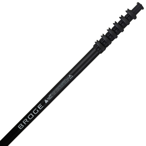 Composite Poles Broge V3 Camera Pole with Collar and Folding Footplate (5 to 27')