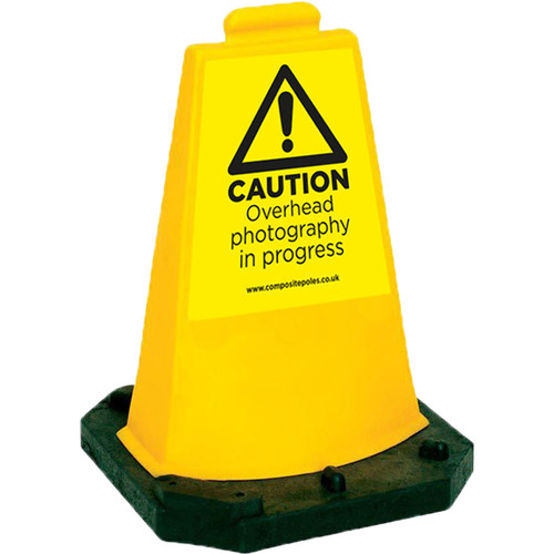 Composite Poles Safety Cone with Warning Sign MINICONE0808 B&H