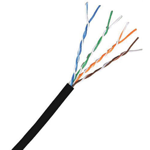 Comprehensive Cat6 550 MHz Shielded Stranded LAN Cable (1000' Black)