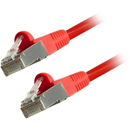 Comprehensive Cat 6 Snagless Shielded Ethernet Cable (15' Red)