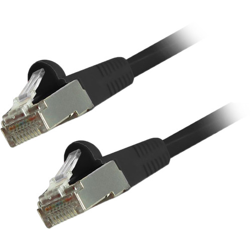 Comprehensive Cat 6 Snagless Shielded Ethernet Cable (50' Black)