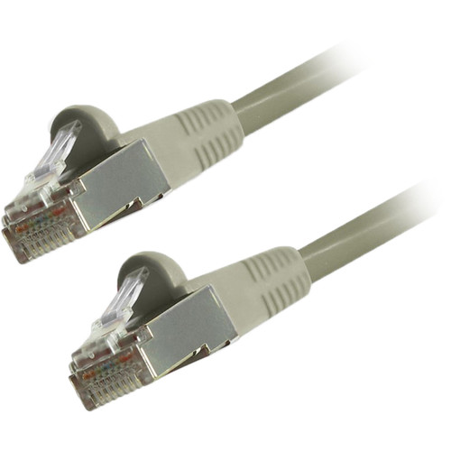 Comprehensive Cat 6 Snagless Shielded Ethernet Cable (5' Gray)