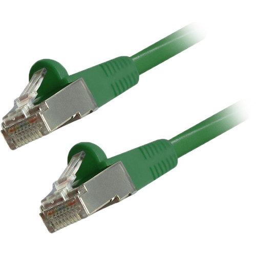Comprehensive Cat 6 Snagless Shielded Ethernet Cable (75' Green)