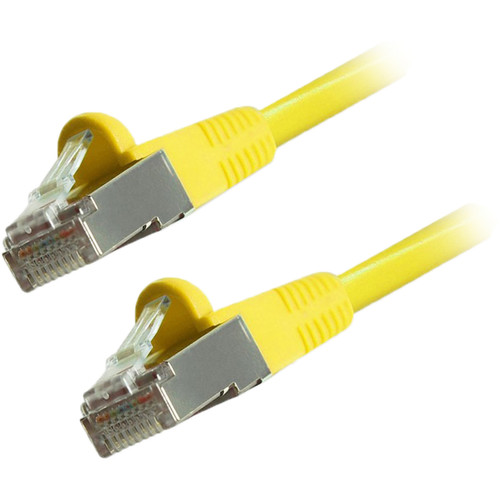 Comprehensive Cat 6 Snagless Shielded Ethernet Cable (75' Yellow)