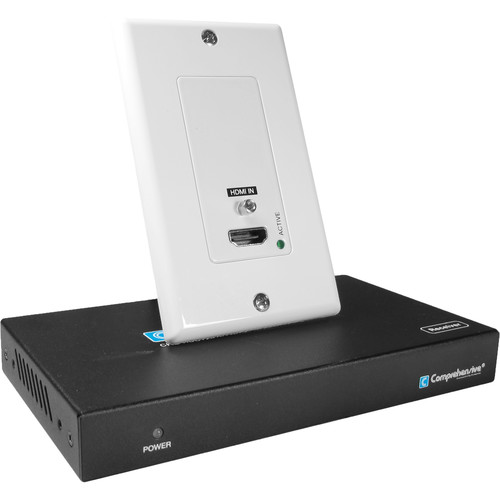 Comprehensive Pro AV/IT HDBaseT Single Gang Wall Plate Extender Kit
