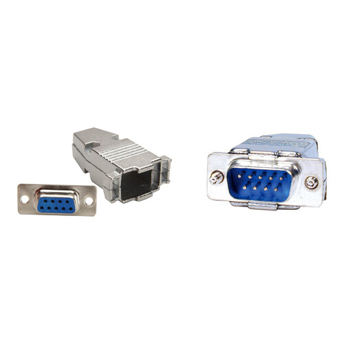 Comprehensive DB9F DE-9 Female Connector + DB9M DE-9 Male Connector Kit