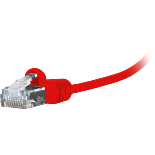 Comprehensive MicroFlex Pro AV/IT CAT6 Snagless Patch Cable (1' Red)