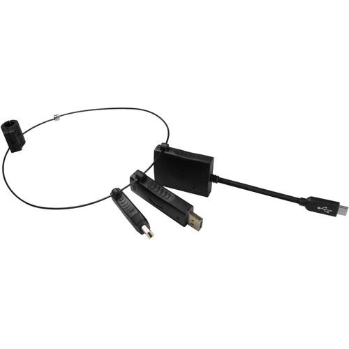 Comprehensive Computer Adapter Ring with 3 Adapters (Mini-DisplayPort HDMI DisplayPort & USB Type-C)