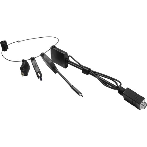 Comprehensive Computer Adapter Ring with 4 Adapters (Mini-DisplayPort HDMI DisplayPort VGA & USB Type-C)