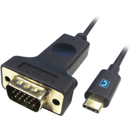 Comprehensive USB TypeC Male to VGA Male Cable USB3CVGA6ST