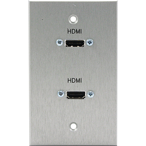 Comprehensive SingleGang Wall Plate with Dual WP1795EPAB
