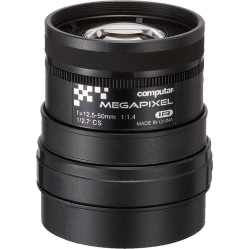 Computar CS-Mount 3MP 12.5-50mm f/1.4 Manual Iris Varifocal Lens