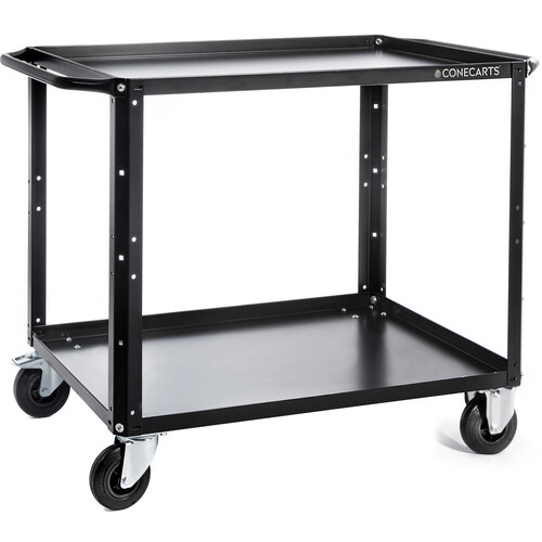 ConeCarts Small 2-Shelf Cart with High-Density Precut Foam