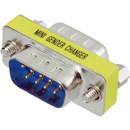 Connectronics DB-9 Male-to-Male Compact Gender Changer