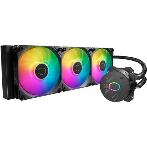 Cooler Master MasterLiquid 360L Core ARGB AIO Liquid CPU Cooler (Black)