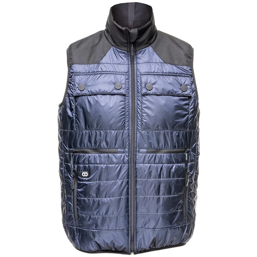 COOPH Heatable Photo Vest (Navy/Dark Gray Large)