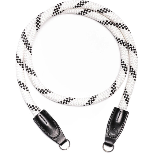 COOPH Leica Rope Strap (White Black 39.4 Ring Attachment)