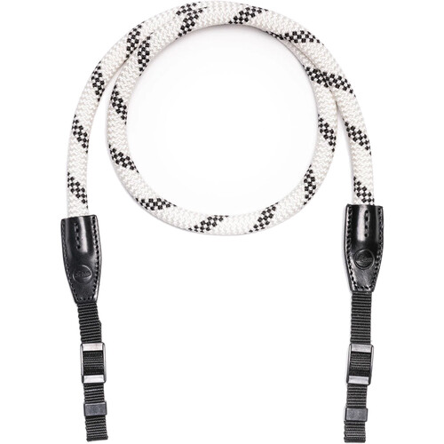 COOPH Leica Rope Strap (White Black 49.6 Webbing Attachment)