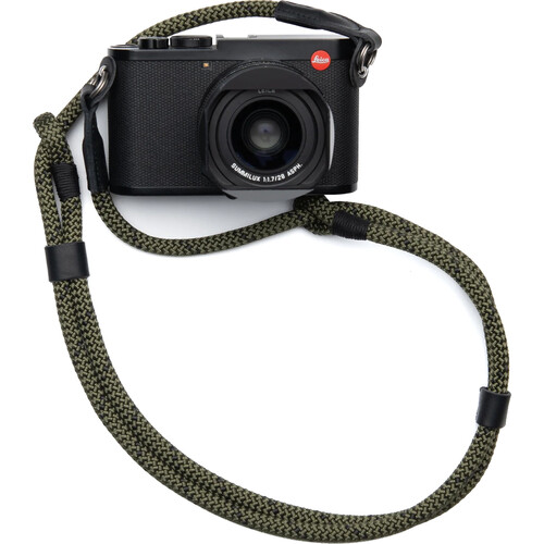 COOPH Adjustable Rope Camera Strap with Steel Ring Connector (Duotone Fern)