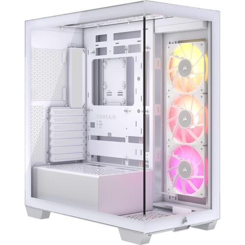 CORSAIR iCUE LINK 3500X RGB Mid-Tower ATX Desktop Case (White)