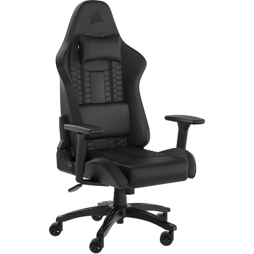 CORSAIR TC100 Relaxed Gaming Chair (Black Leatherette)