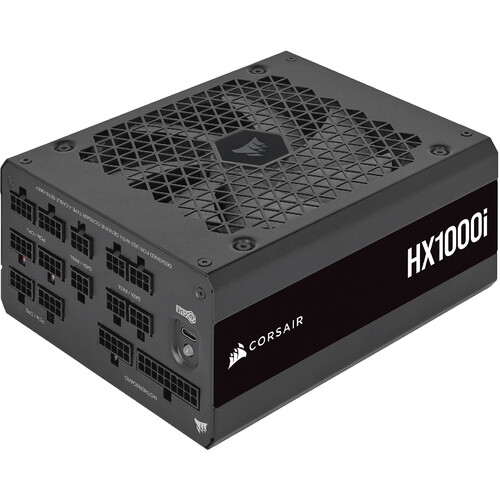 CORSAIR HX1000i 1000W 80 Plus Platinum Modular ATX Power Supply (Black)