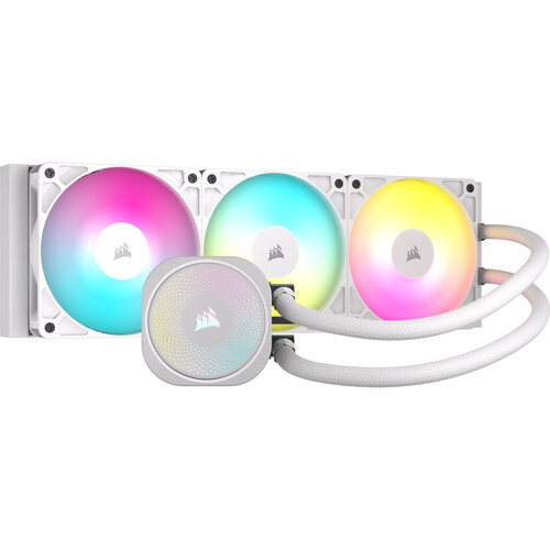 CORSAIR NAUTILUS RS ARGB 360mm AIO Liquid CPU Cooler (White)