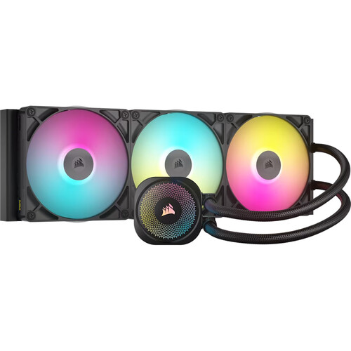 CORSAIR iCUE LINK TITAN RX RGB 420mm AIO Liquid CPU Cooler (Black)